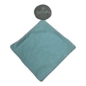 Kind Crafting Blue Gray Baby Lovey Security Blanket